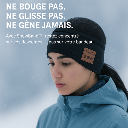 SnowBand™ - Bandeau Thermique Bluetooth pour Sports d’Hiver