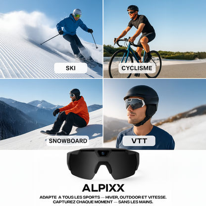 Vision Max™ -  Lunettes Caméra HD Multi-Sport